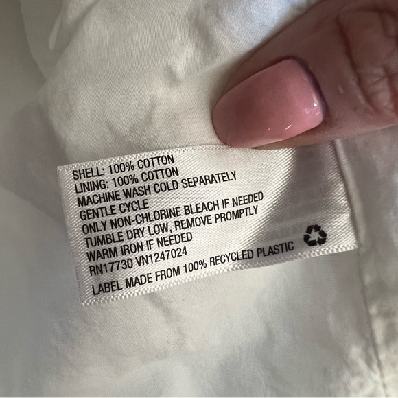 Universal Thread White Ruffled Chemise - Picture 5 of 5